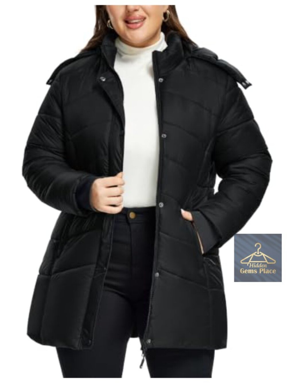 Plus Size Winter Parka Long Warm Puffer Down Jacket